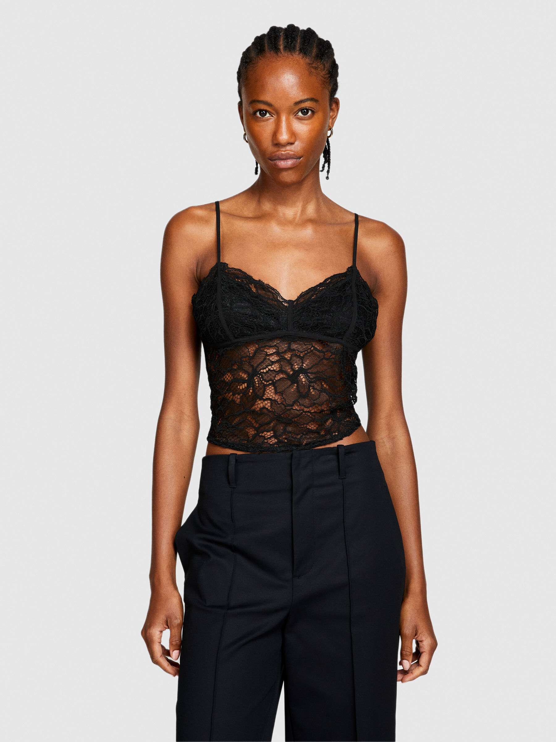 black lace blouses