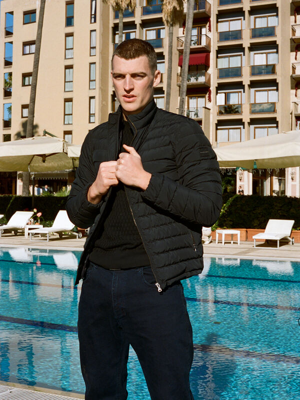 Slim fit padded jacket - men's puffer jackets and coats | Sisley