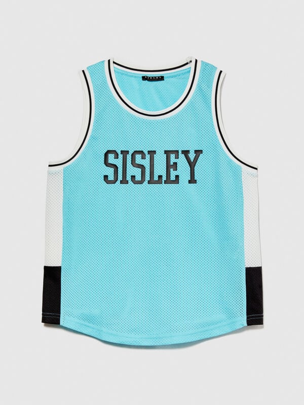 Color block mesh tank top - boys' tank tops | Sisley Young