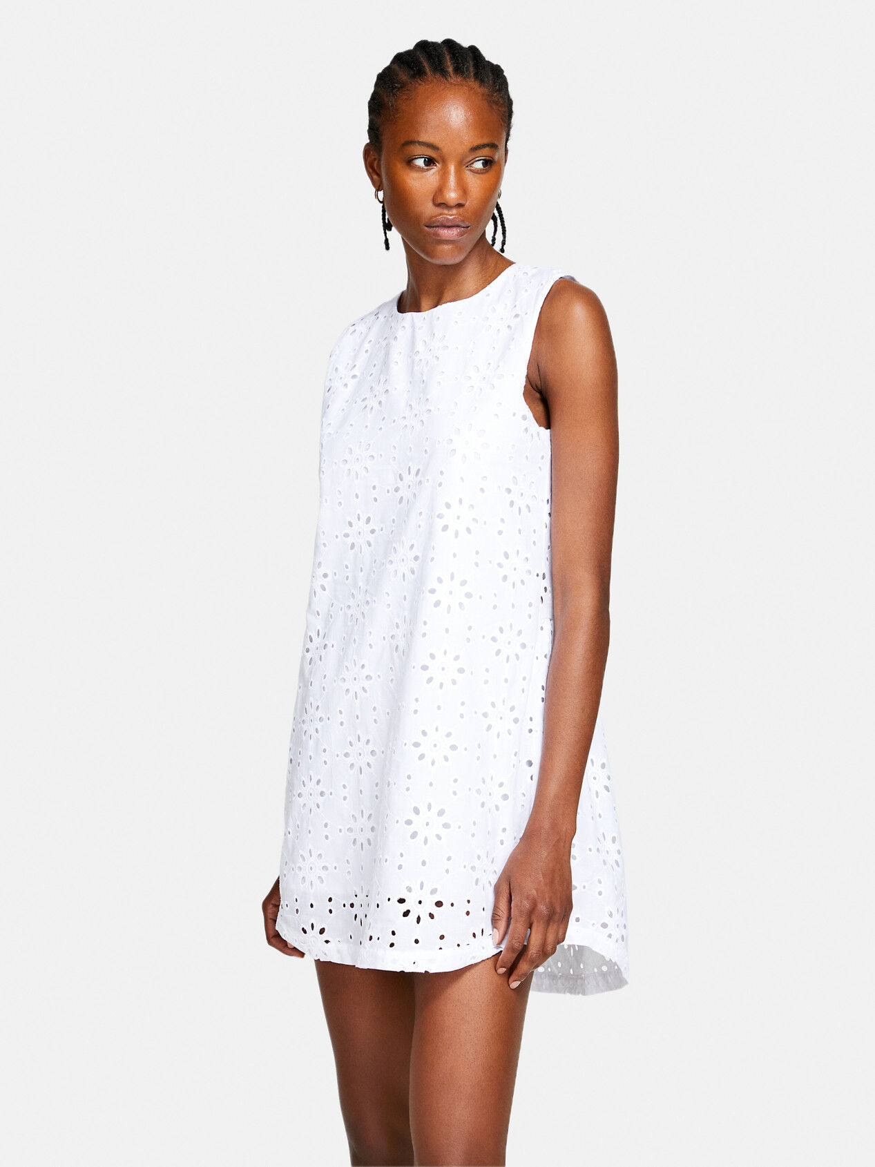 Broderie anglaise shift hotsell dress