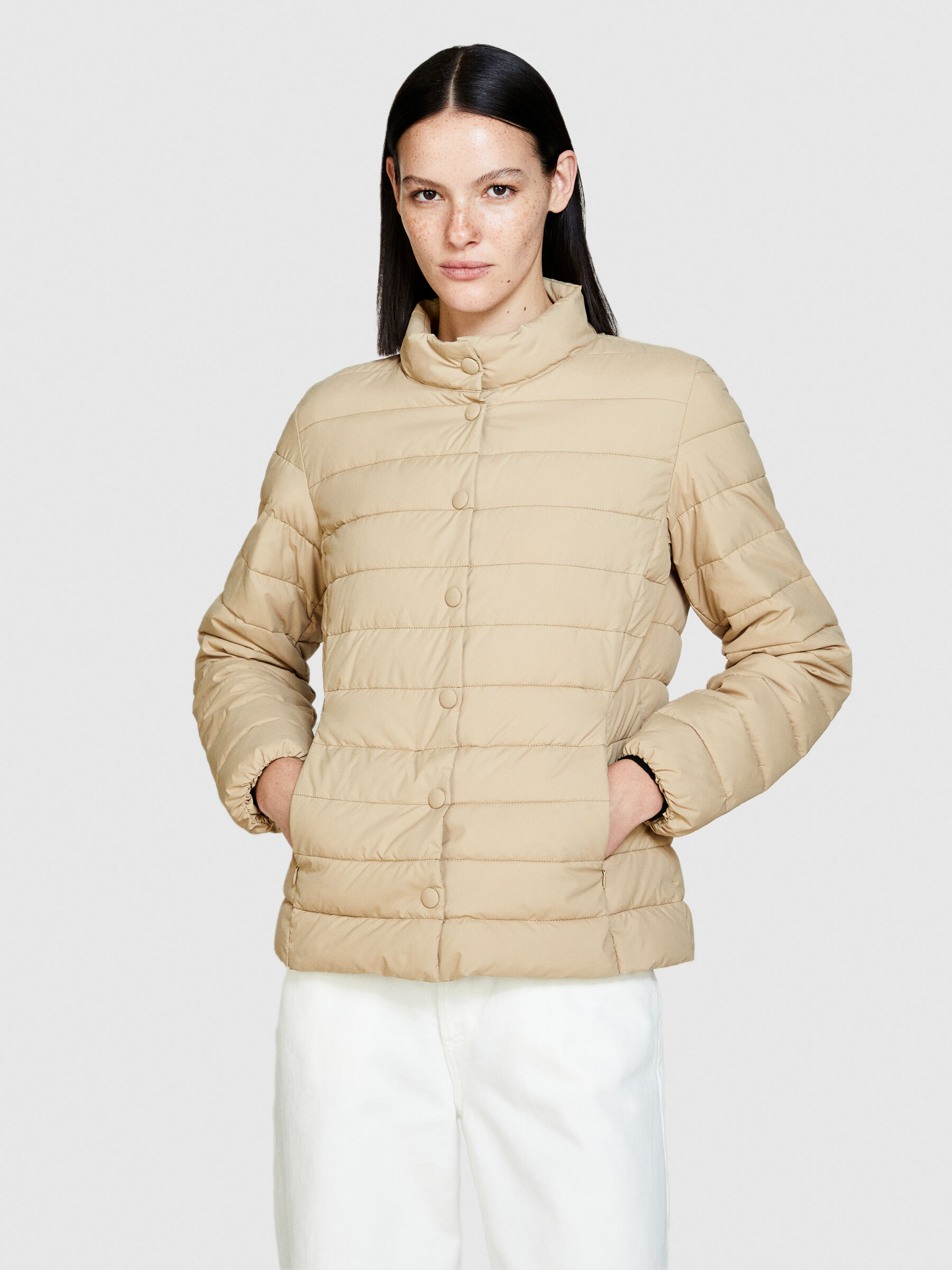 Slim fit shop padded jacket women's