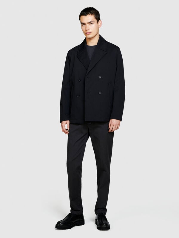 Double-breasted peacoat - men's jackets and coats | Sisley