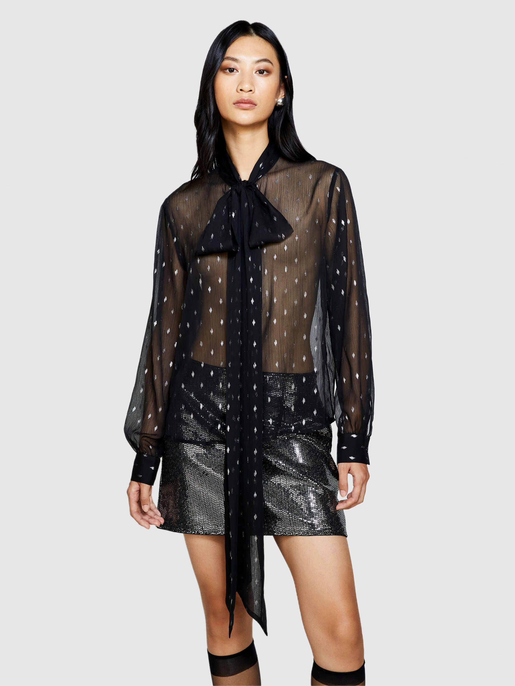 Camicia hot sale donna trasparente