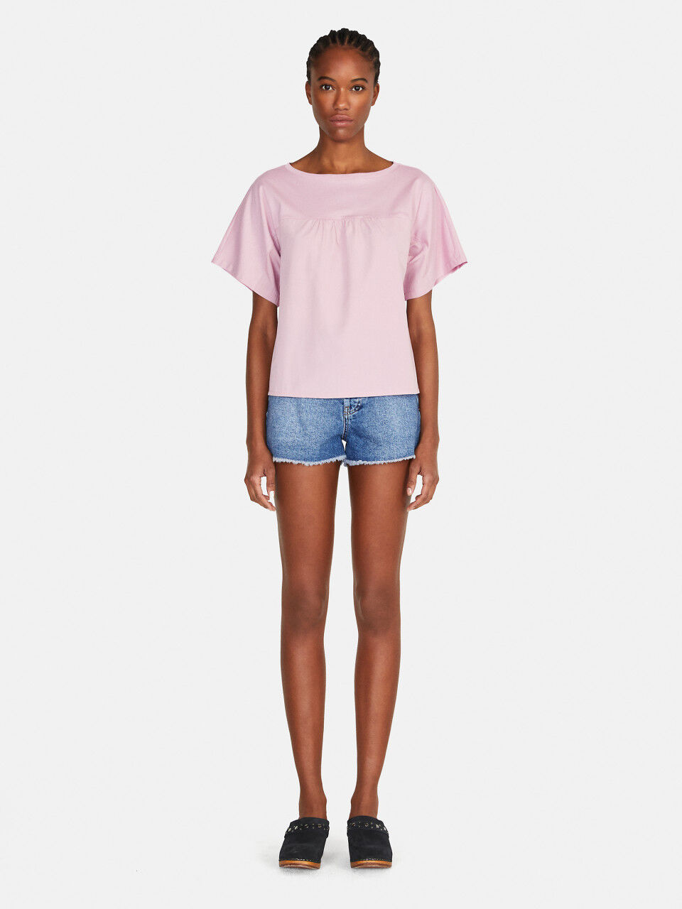Women's short sleeve online crew neck t shirts