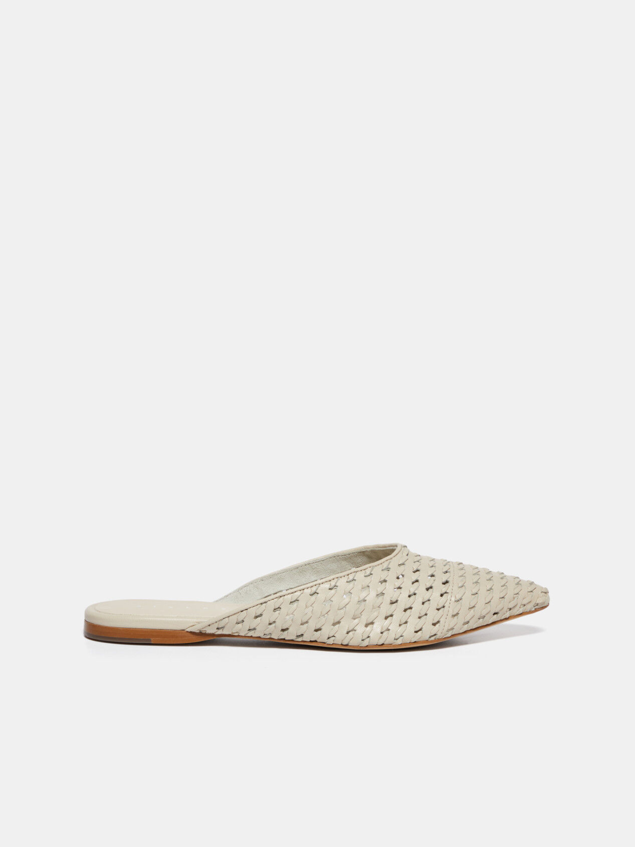 Braided leather mules 2025
