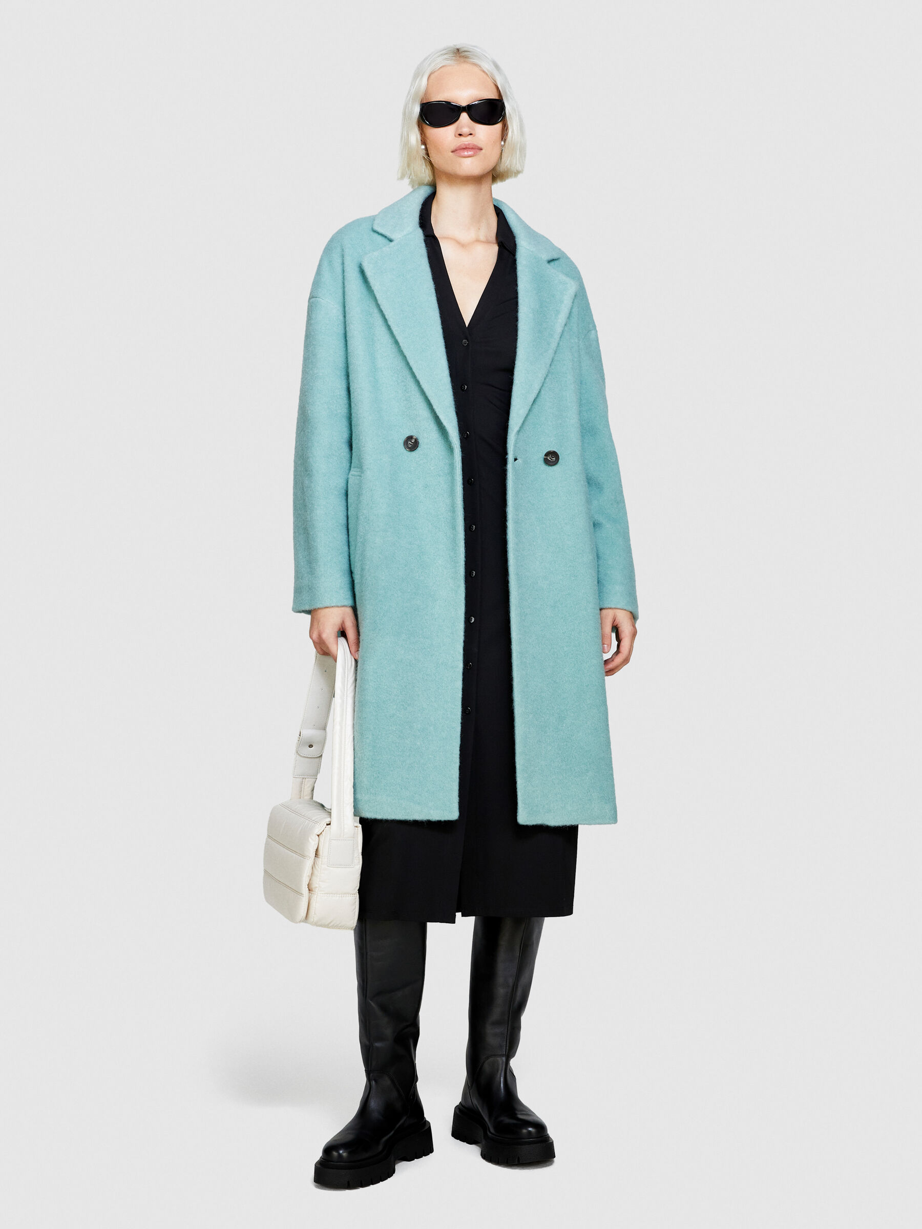 Green teddy discount coat zara