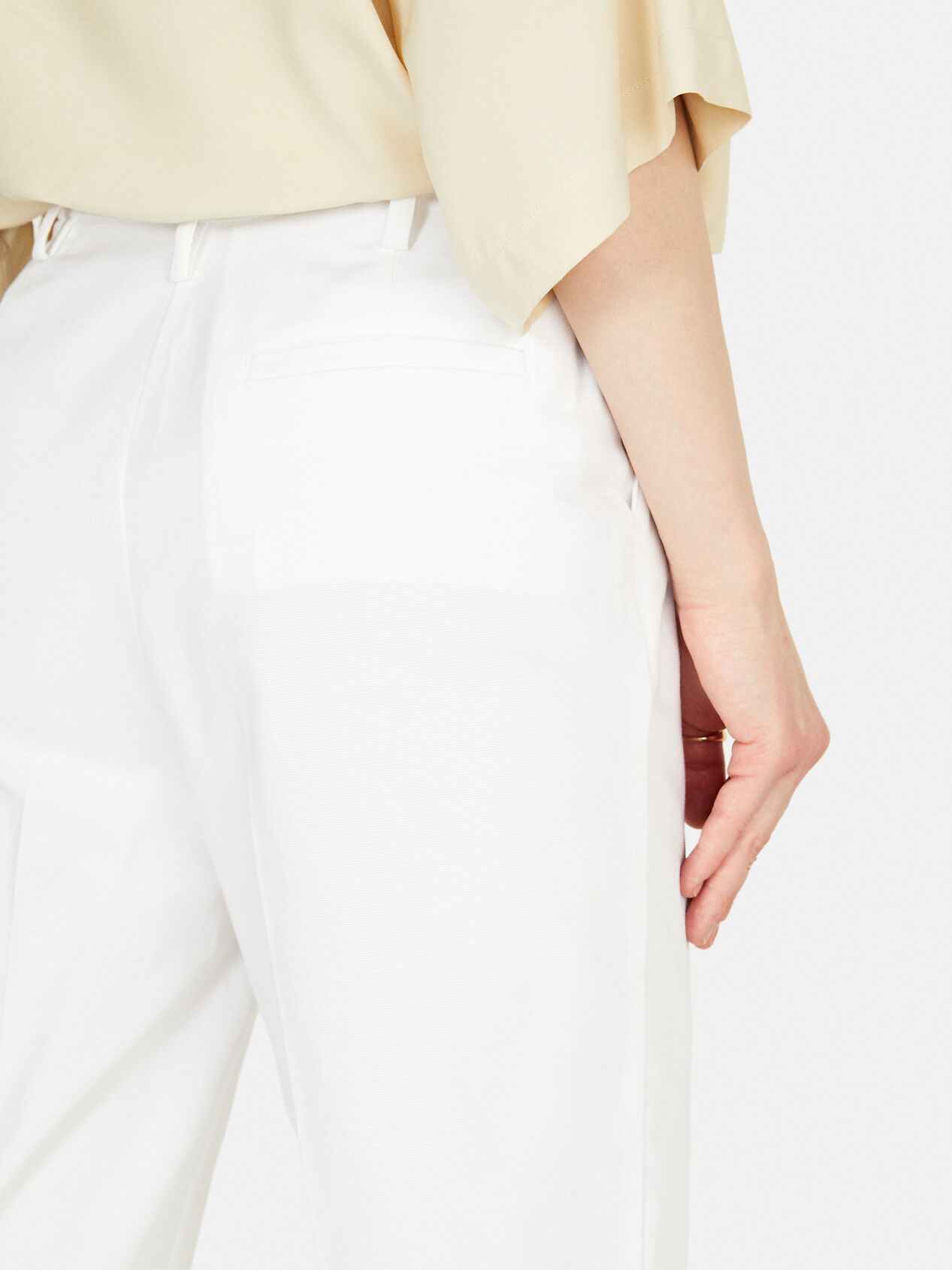 Womens white sales cigarette trousers