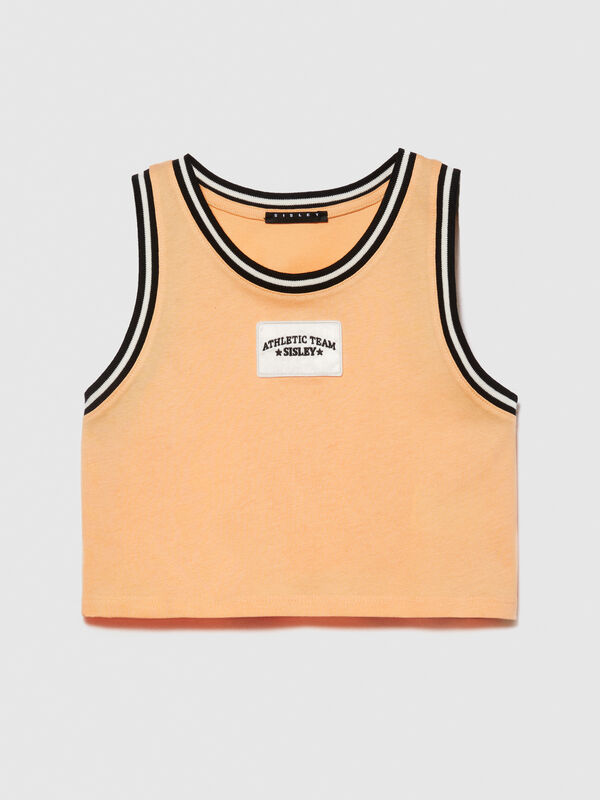 Top with embroidery - girls' tops and tank tops | Sisley Young