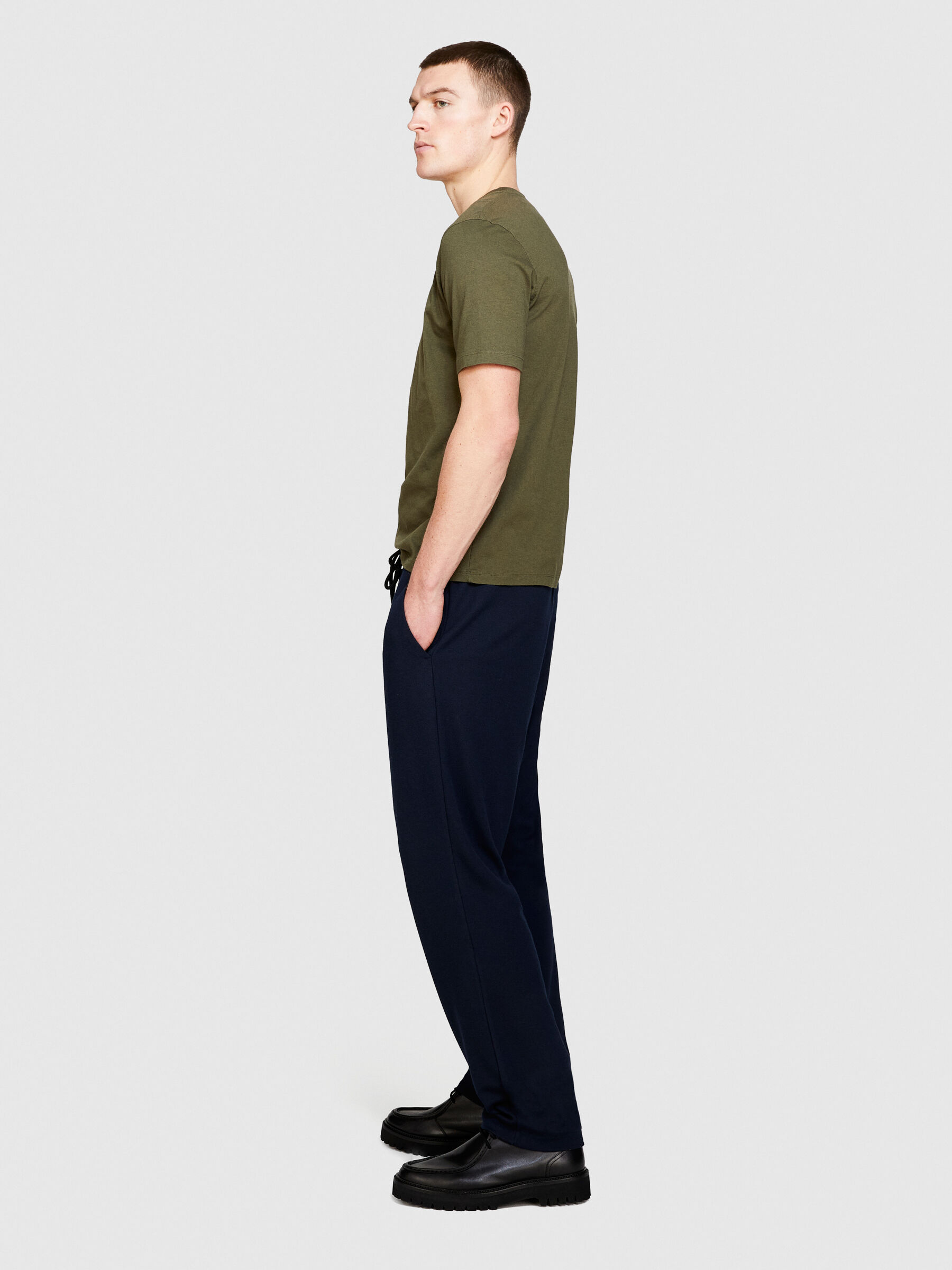Mens sales pinstripe joggers