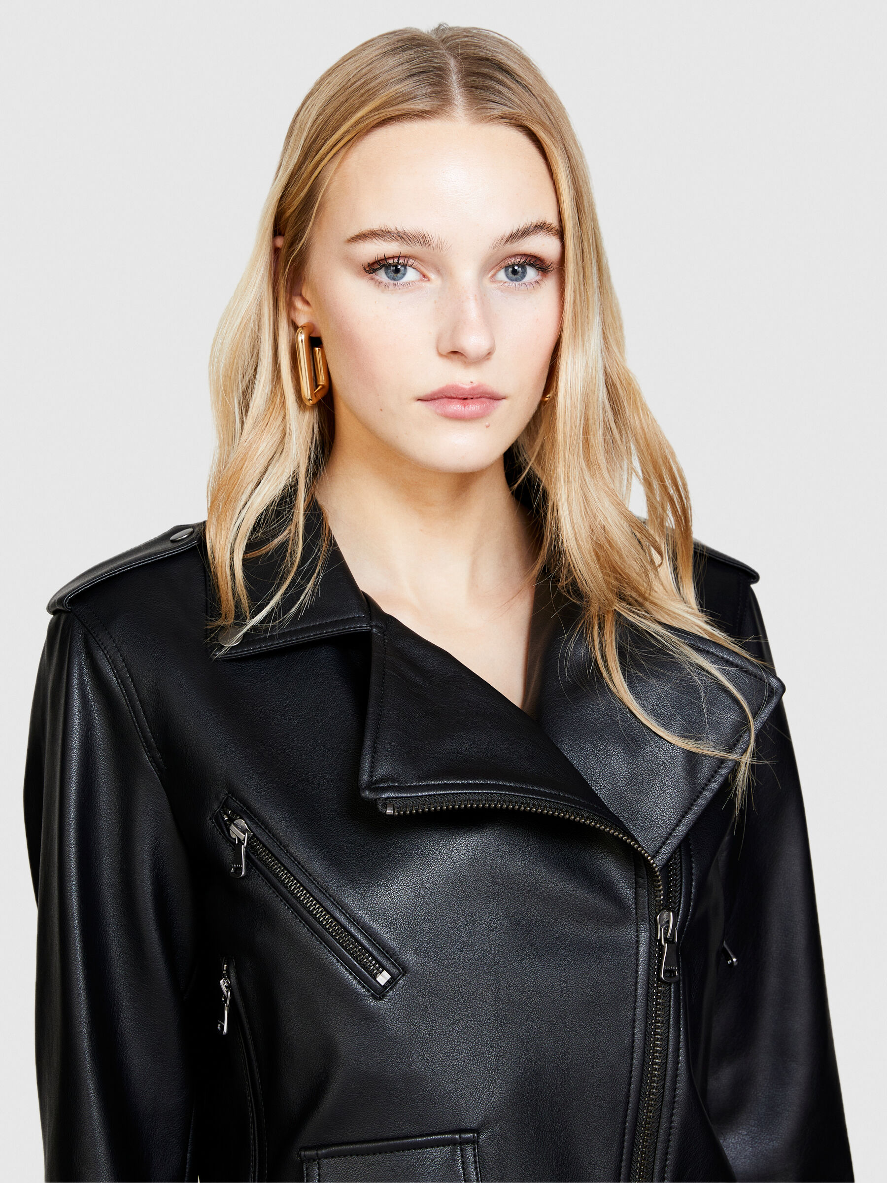 Padded biker jacket womens online