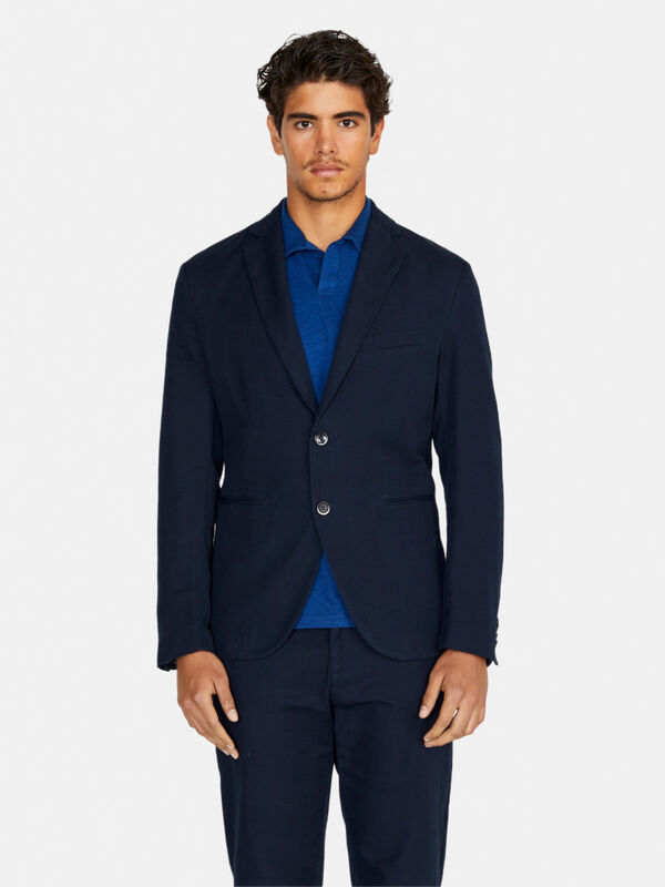 Slim comfort fit jacket - men's blazers | Sisley