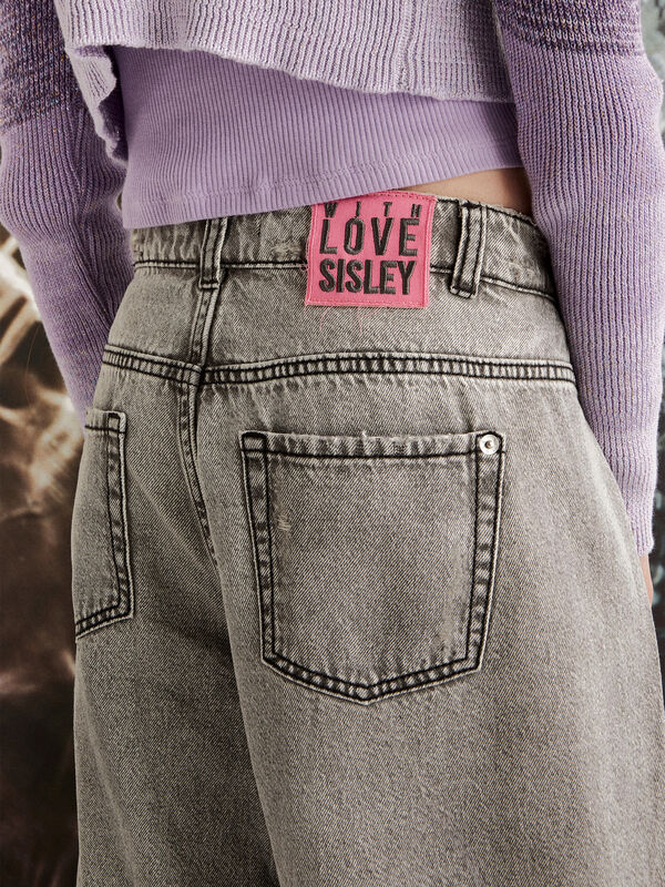 Slouchy jeans with tears - girls' jeans | Sisley Young