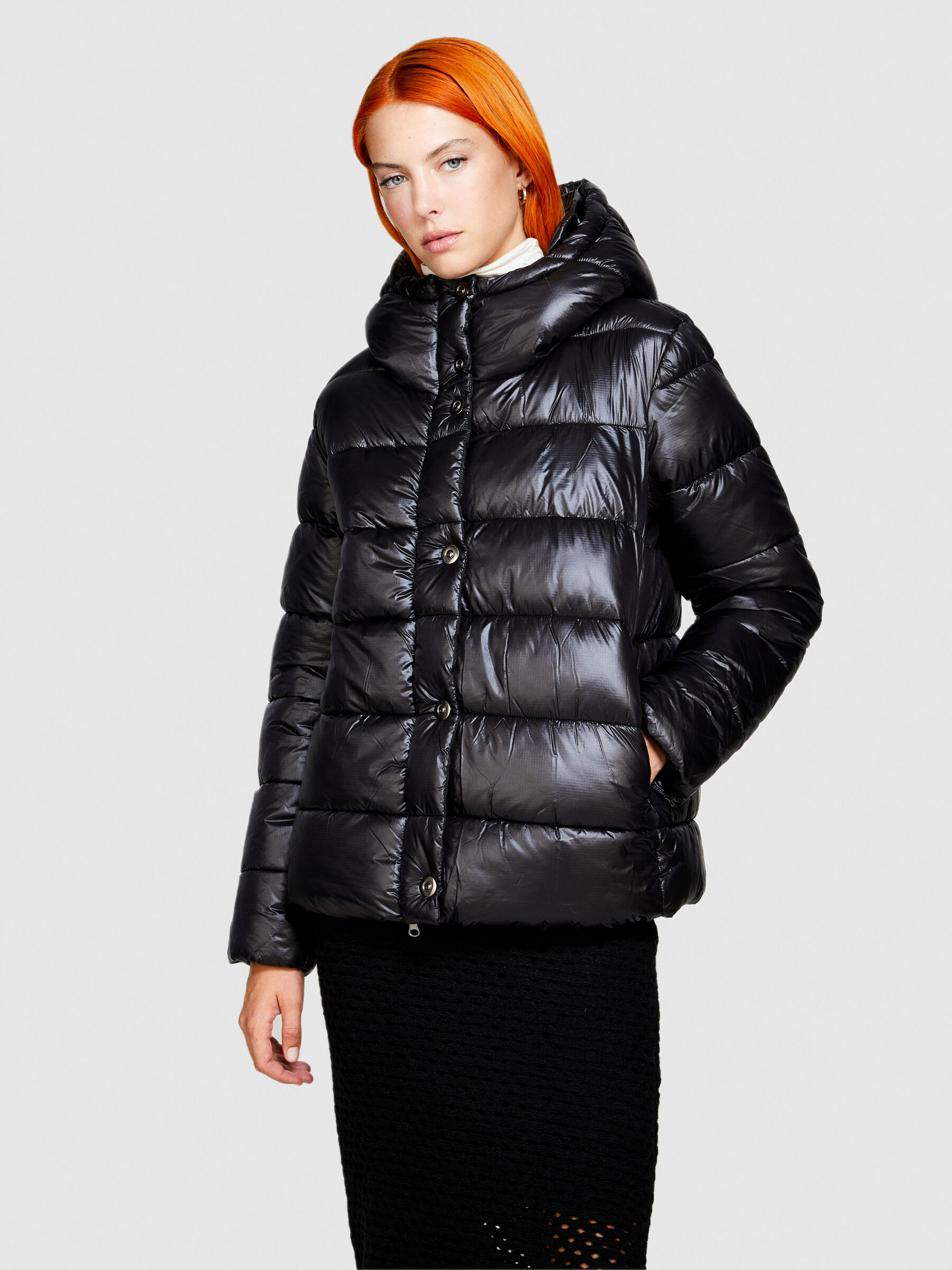 Padded shiny jacket online