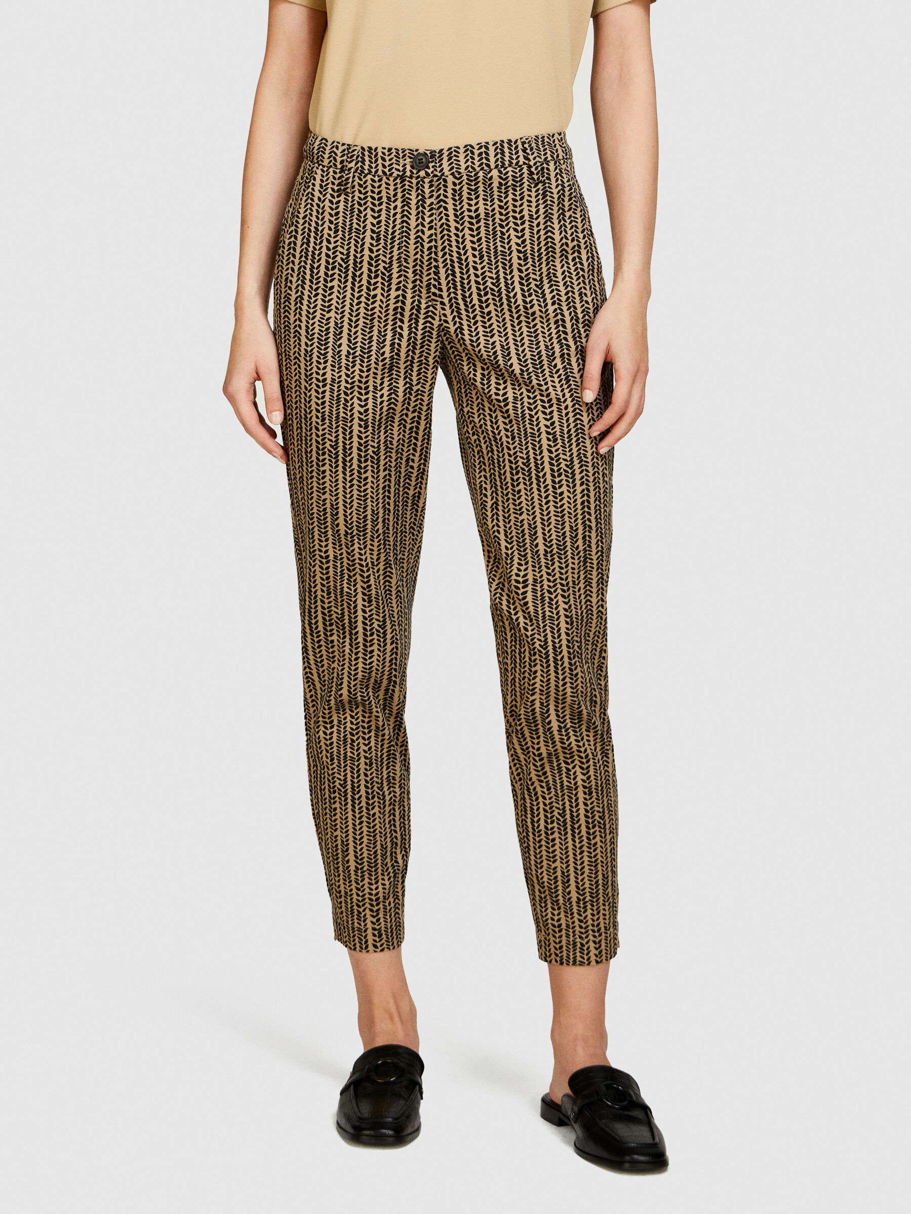 Printed online cigarette trousers