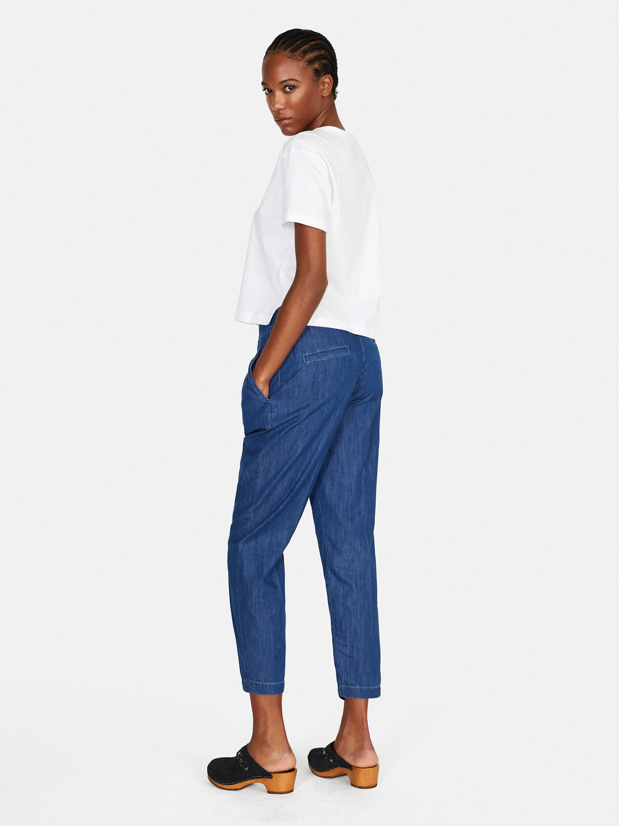 Womens chambray outlet joggers