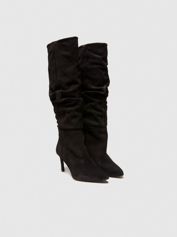 Suede boots - women's boots and ankle boots | Sisley