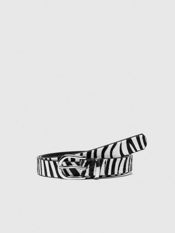 Zebra belt - women's belts | Sisley