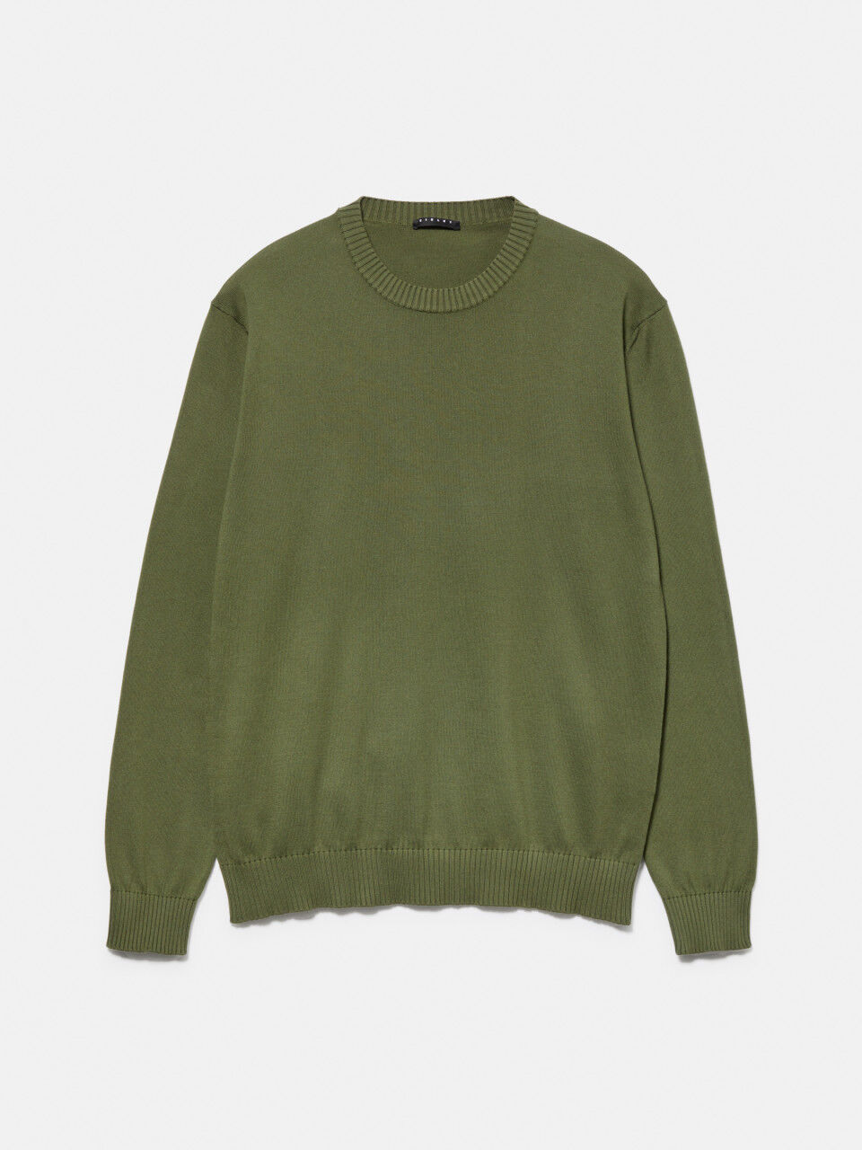 Men's green clearance crew neck sweater