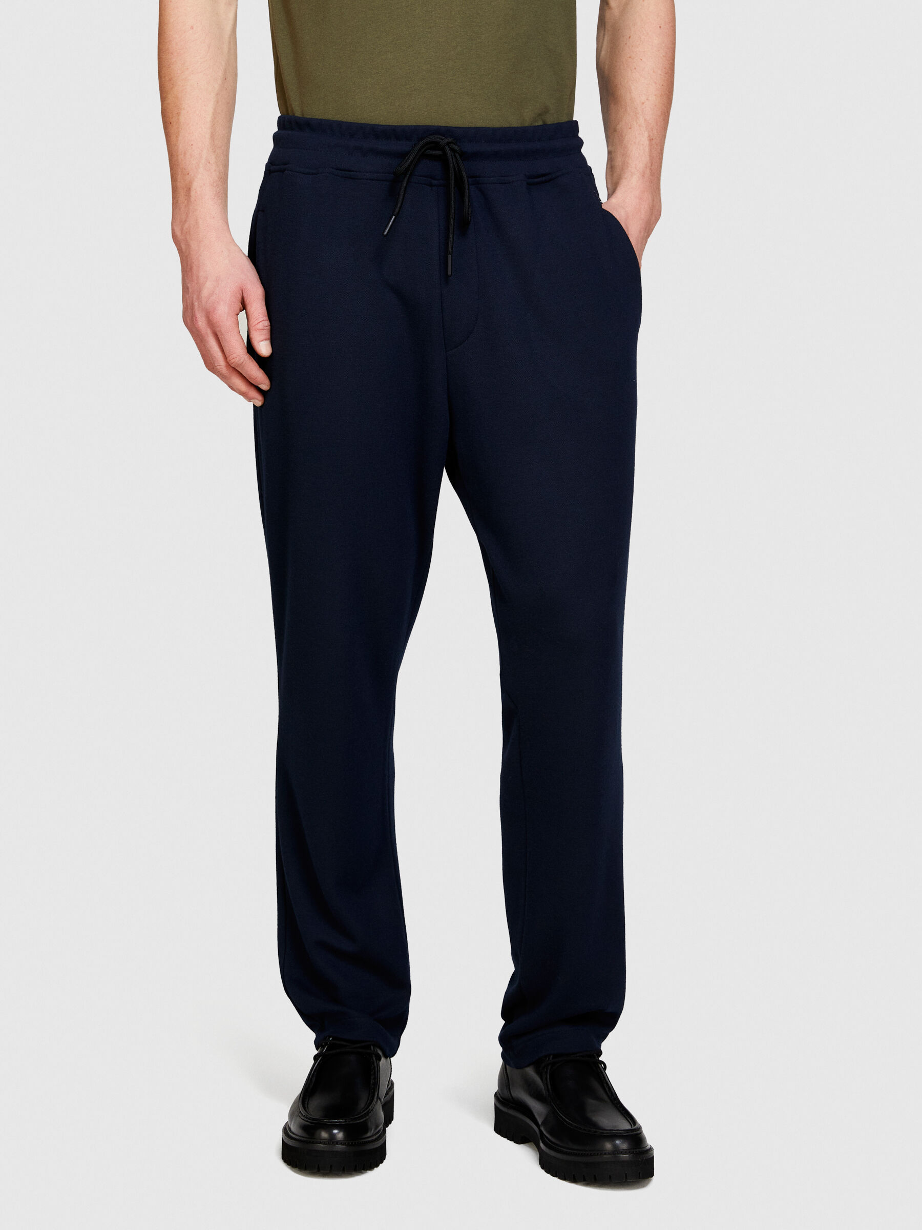 Pinstripe joggers sales