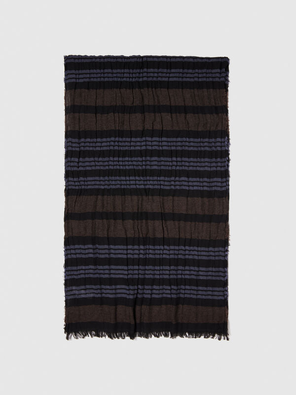Striped scarf - men's scarves and foulards | Sisley