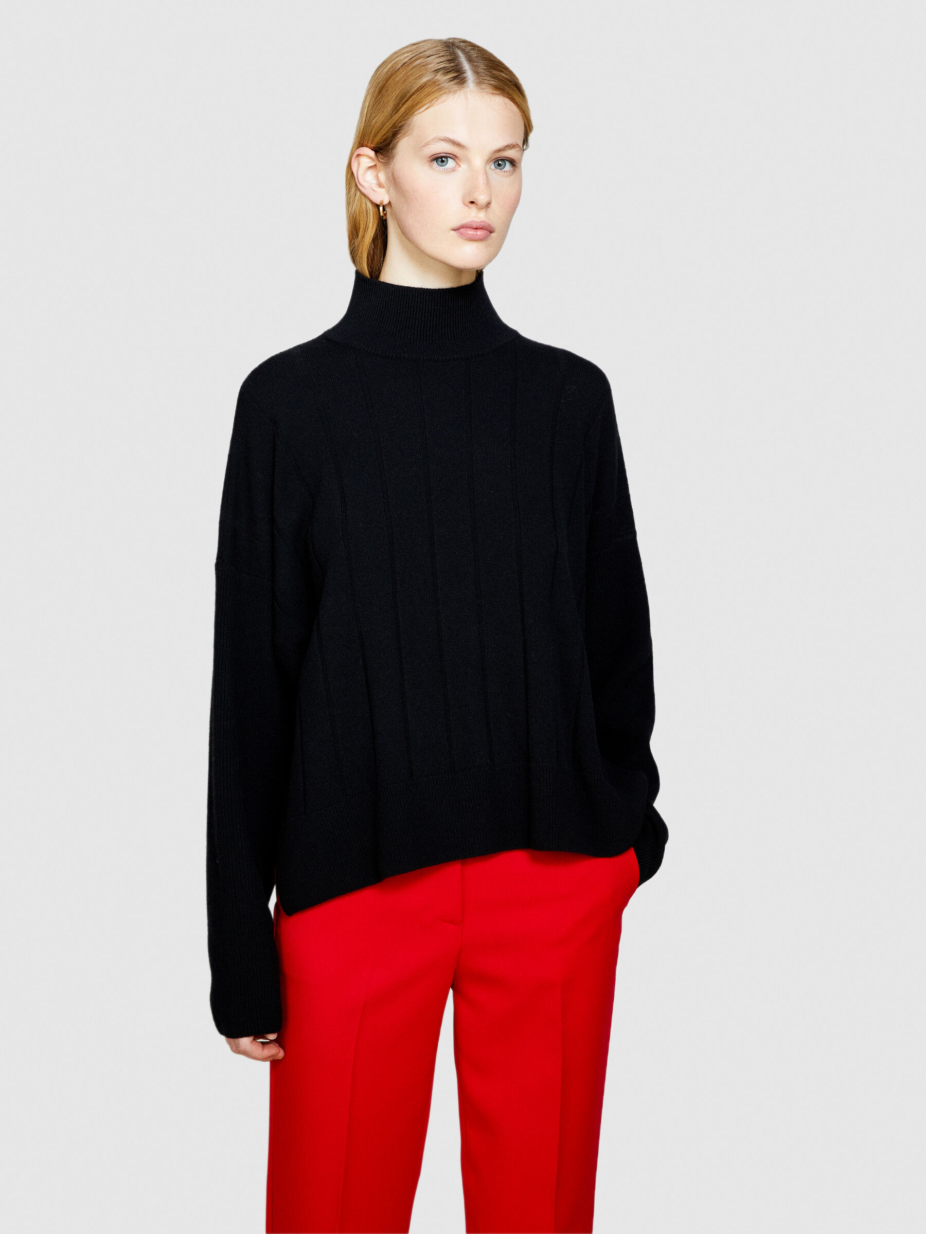 Boxy discount turtleneck sweater