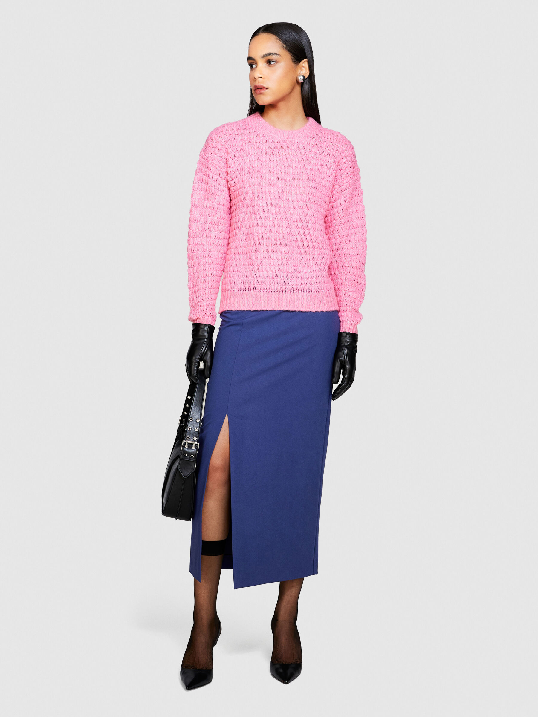 Pink pencil skirt sales 3d
