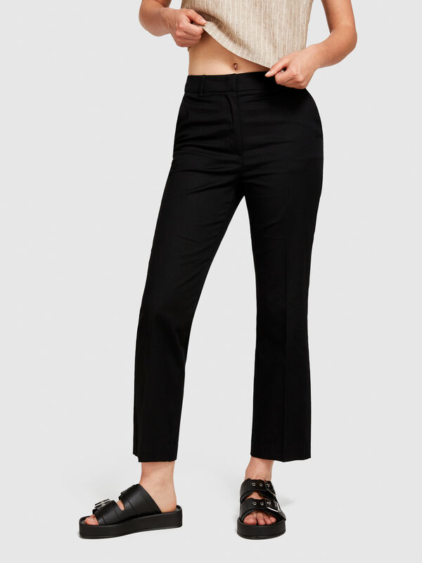 High-waisted trousers - women's high-waisted trousers | Sisley