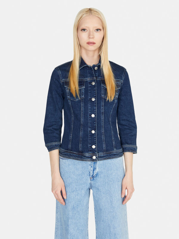 Regular fit jean jacket - women's jackets | Sisley