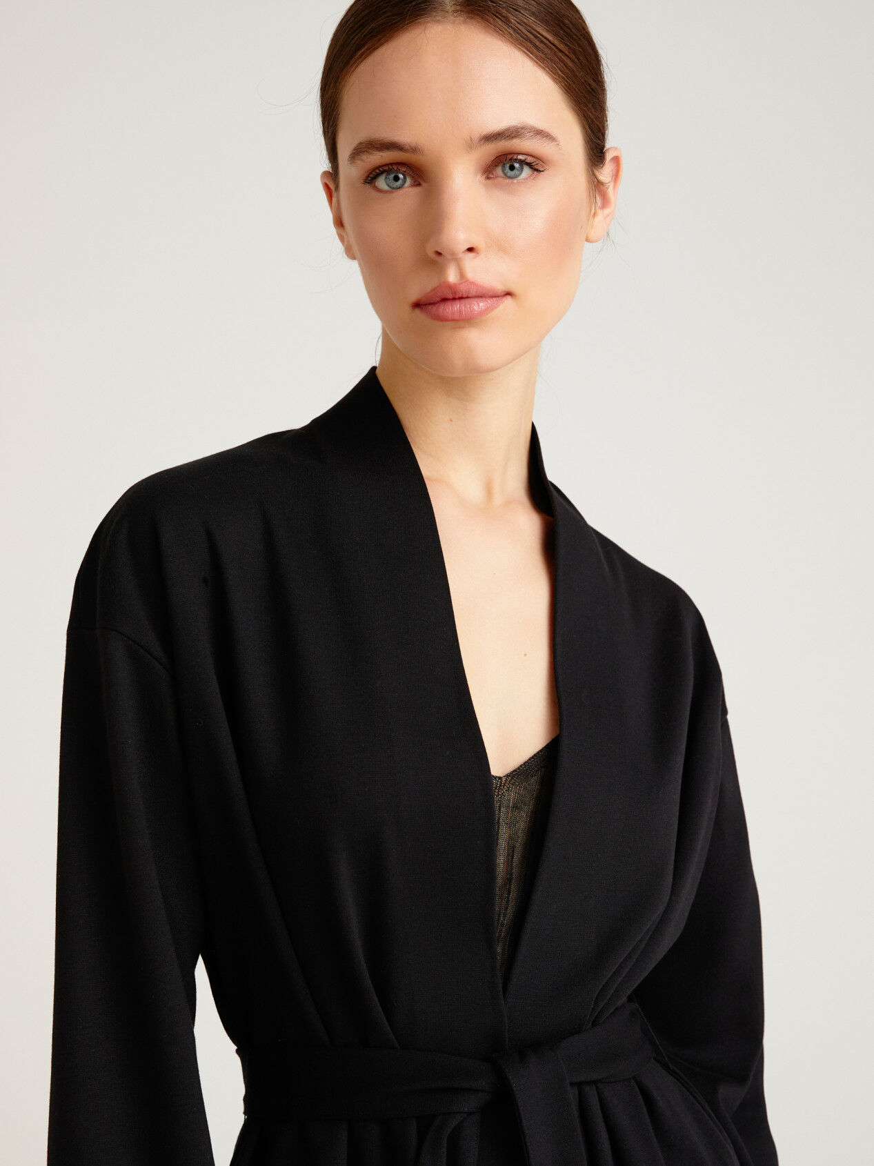 belted kimono jacket