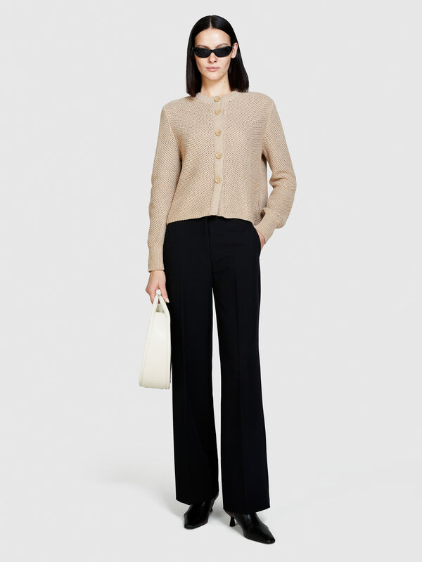 Cardigan with buttons - women's cardigans | Sisley