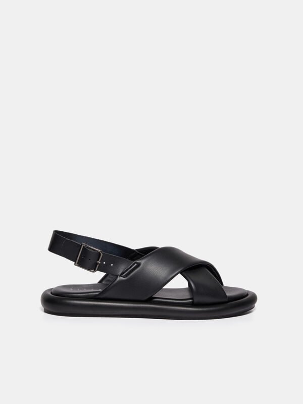 Flat sandals with strap - women's sandals and slippers | Sisley