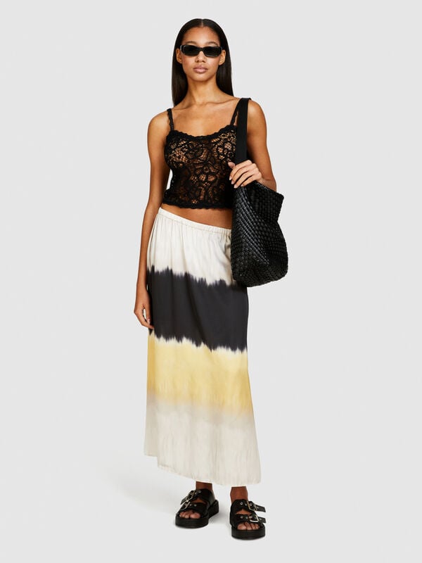 Printed maxi skirt - women's long skirts | Sisley