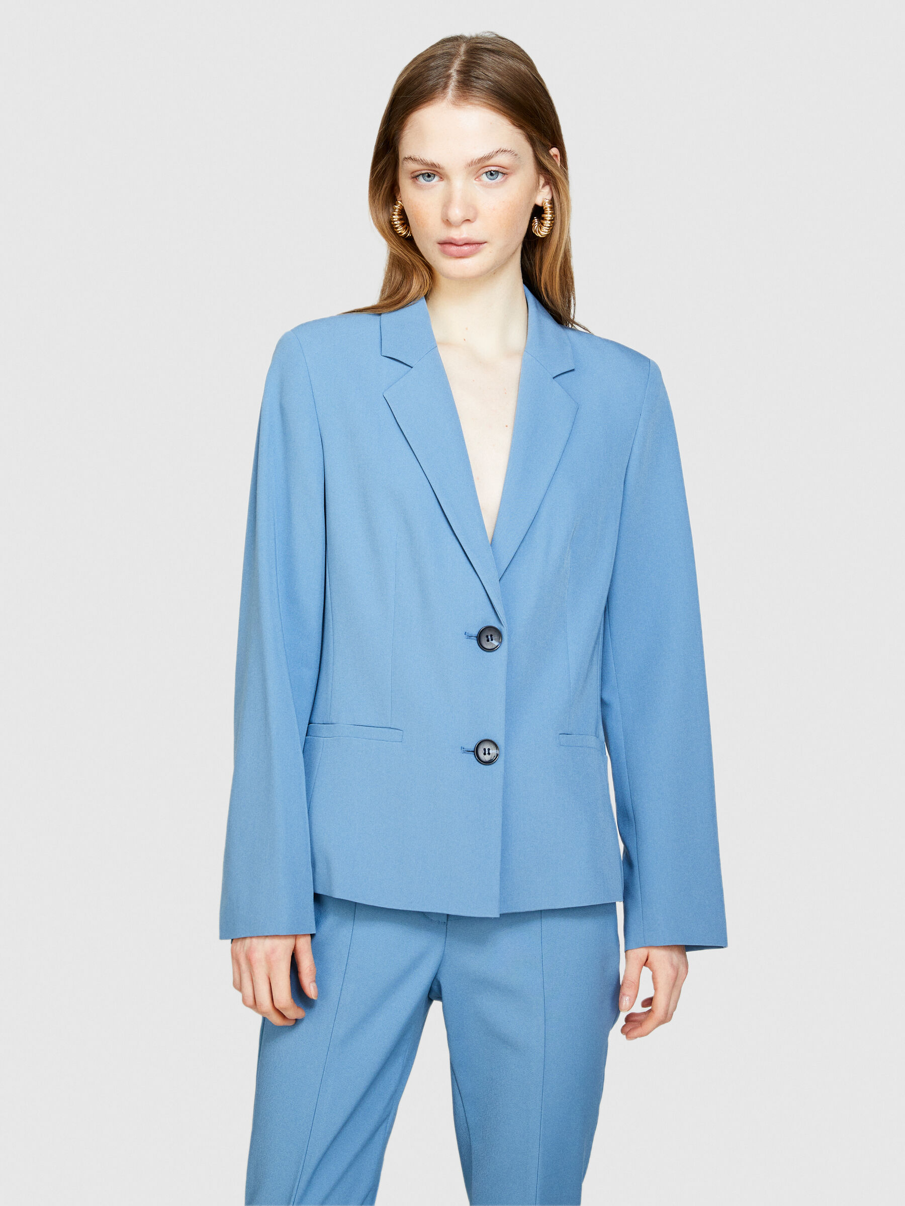 Women's slim fit blazer sales